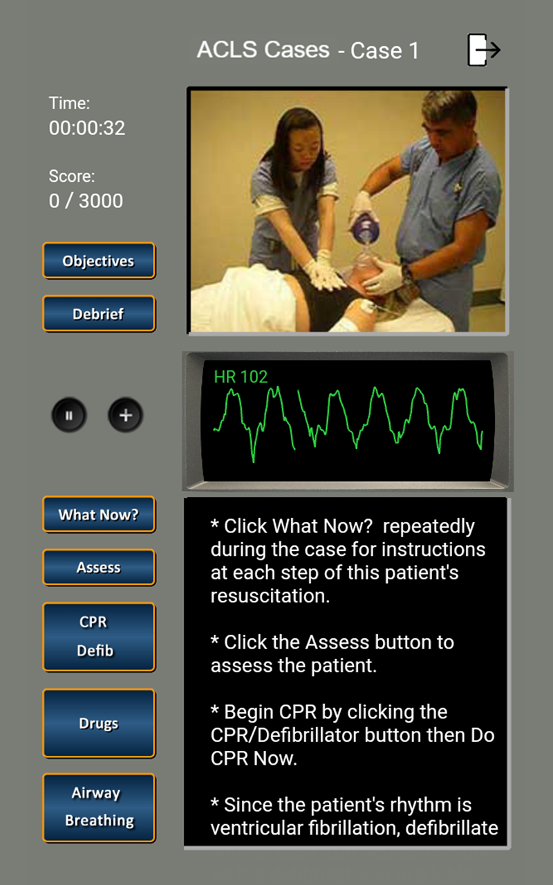 ACLS Sim CPR Chest Compressions