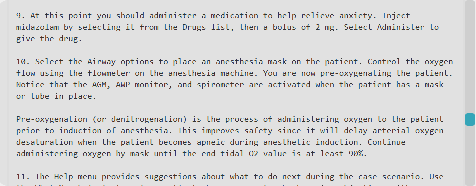 First induction details